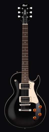 Cort CR100-BK CR Series Electric Guitar, Black