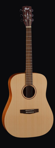 Cort EARTH-GRAND-OP Earth Series Acoustic Guitar, Open Pore