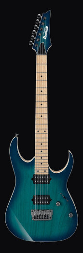 Ibanez RG652AHMFXNGB RG Prestige Series Electric Guitar, Nebula Green Burst