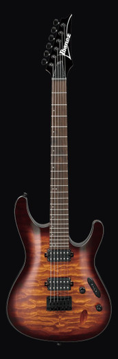Ibanez S621QMDEB S Series Electric Guitar, Dragon Eye Burst