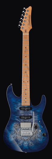 Ibanez AZ226PBCBB AZ Premium Series Electric Guitar, Cerulean Blue Burst