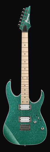 Ibanez RG421MSPTSP RG Series Electric Guitar, Turquoise Sparkle