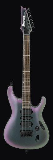 Ibanez S671ALBBAB S Axion Label Series Electric Guitar, Black Aurora Burst Gloss