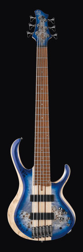 Ibanez BTB846CBL BTB Series Electric Bass Guitar, Cerulean Blue Burst Low Gloss