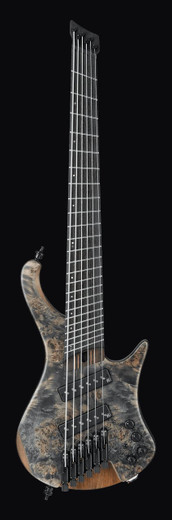 Ibanez EHB1506MSBIF EHB Workshop Series Electric Bass Guitar, Black Ice Flat