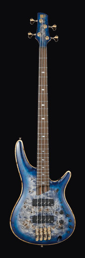 Ibanez SR2600CBB SR Premium Series Electric Bass Guitar, Cerulean Blue Burst