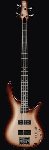 Ibanez SR300ECCB SR Series Electric Bass Guitar, Charred Champagne Burst