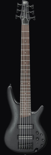 Ibanez SR306EBWK SR Series Electric Bass Guitar, Weathered Black