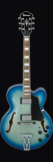 Ibanez AF75JBB AF Series Hollow Body Electric Guitar, Jet Blue Burst