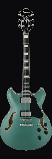 Ibanez AS73OLM AS Series Hollow Body Electric Guitar, Olive Metallic