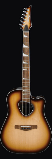 Ibanez ALT30NNB Altstar Series Acoustic Guitar, Natural Browned Burst High Gloss