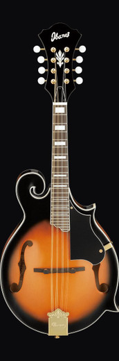 Ibanez M522SBS F-Style Mandolin, Brown Sunburst High Gloss