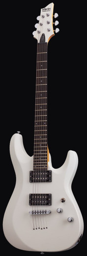 Schecter 432 C-6 Deluxe Guitar, Satin White
