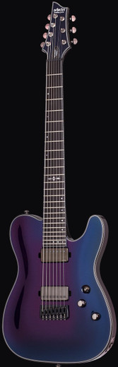 Schecter 1937 Hellraiser Hybrid PT-7 Guitar, Ultra Violet