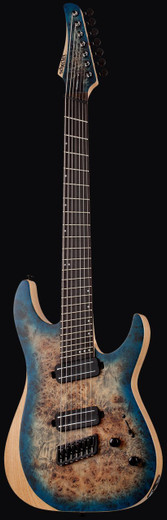 Schecter 1510 Reaper-7 Multiscale Guitar, Satin Sky Burst