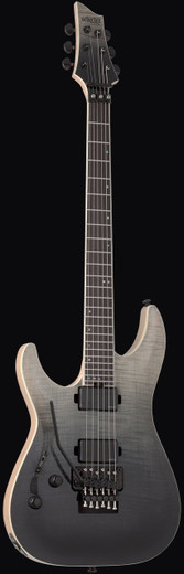 Schecter 1361 C-1 FR SLS Elite LH Guitar, Black Fade Burst
