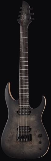 Schecter 304 Keith Merrow KM-7 MK-III Artist Guitar, Trans Black Burst
