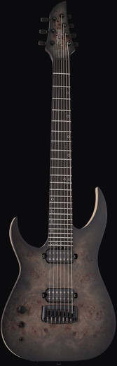 Schecter 306 Keith Merrow KM-7 MK-III Artist LH Guitar, Trans Black Burst