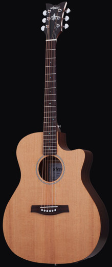 Schecter 3715 Deluxe Acoustic Guitar, Natural Satin