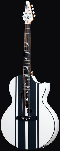 Schecter 3718 DJ Ashba Acoustic Guitar, Satin White