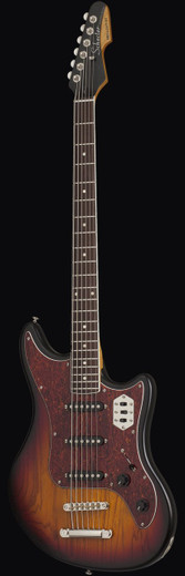 Schecter 293 Hellcat-VI Guitar, 3-Tone Sunburst Pearl