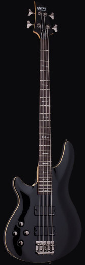 Schecter 2092 Omen-4 LH Guitar, Gloss Black