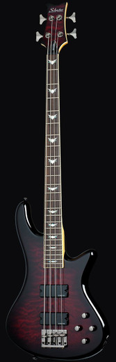 Schecter 2500 Stiletto Extreme-4 Guitar, Black Cherry
