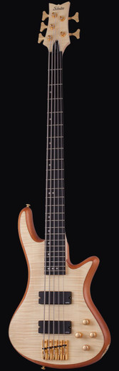 Schecter 2541 Stiletto Custom-5 Guitar, Natural Satin