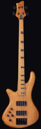 Schecter 2854 Stiletto-4 Session LH Guitar, Aged Natural Satin