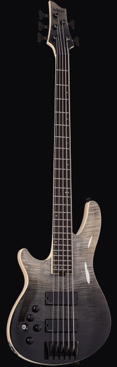 Schecter 1399 SLS Elite-5 LH Guitar, Black Fade Burst