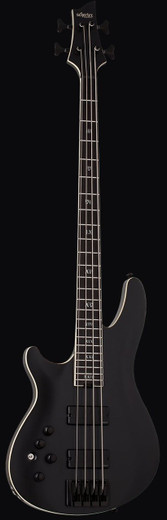 Schecter 1396 SLS Evil Twin-4 LH Guitar, Satin Black
