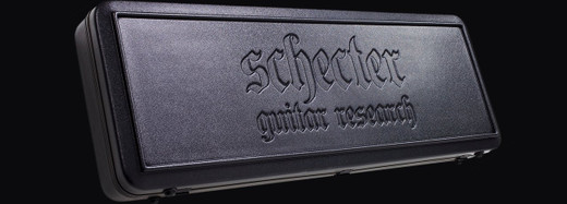 Schecter 1671 SGR-Universal Bass Guitar Hardcase, Black/Blue Interior