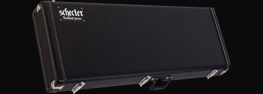 Schecter 1703 SGR-21-NS Sixx Guitar Hardcase, Black/Blue Interior
