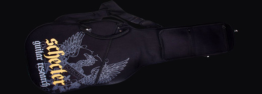 Schecter 499 Bass Guitar Gig Bag, Black/Blue Interior