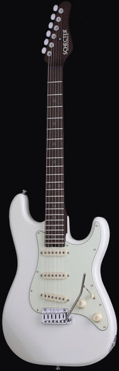Schecter 7051 Nick Johnston USA Signature Guitar, Atomic Snow