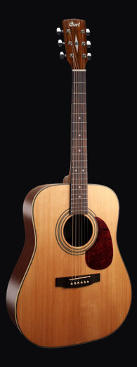 Cort EARTH70-OP Earth Series Acoustic Guitar, Open Pore