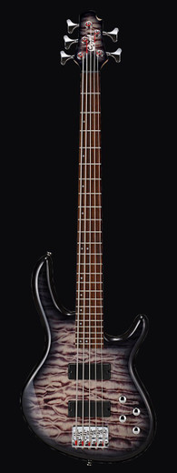 Cort ACTION-DLX-V-PLUS-FGB Action Series Electric Bass Guitar, Faded Grey Burst