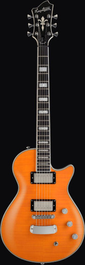 Hagstrom ULMAX-MMD-U Ultra Max Electric Guitar, Milky Mandarin Satin