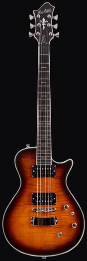 Hagstrom ULSWE-GEB-U Ultra Swede Electric Guitar, Golden Eagle Burst