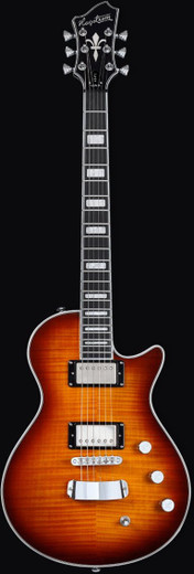 Hagstrom ULMAX-GEB-U Ultra Max Electric Guitar, Golden Eagle Burst