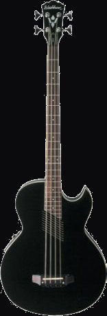 Washburn AB10B-U Acoustic Bass Guitar, Black