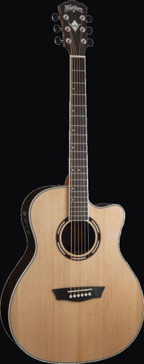 Washburn AG70CEK-A-U Apprentice Series Acoustic-Electric Guitar, Natural