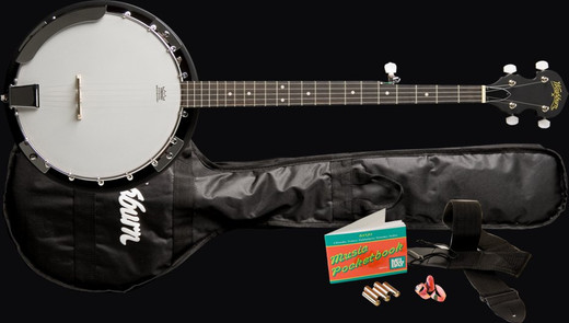 Washburn B8K-A-U Americana Series Acoustic Banjo, Natural