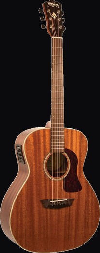 Washburn HG120SWEK-D-U Heritage Series Grand Auditorium Acoustic Guitar, Natural Gloss