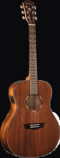Washburn WLO12SE-O-U Woodline Series Orchestra Acoustic-Electric Guitar, Natural