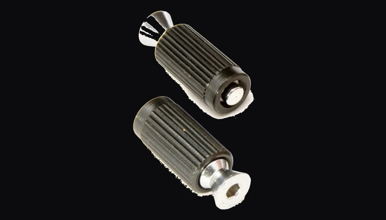 Floyd Rose bridge mounting studs and press-in inserts