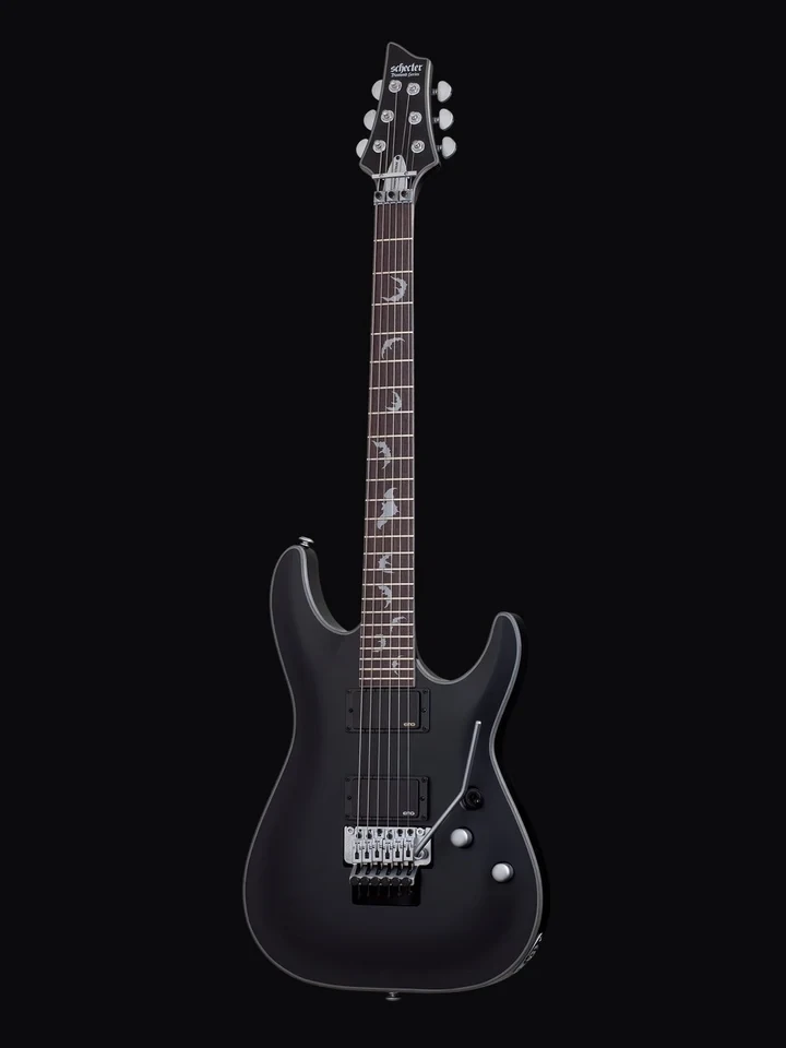 Schecter Damien Platinum-6 FR in Satin Black