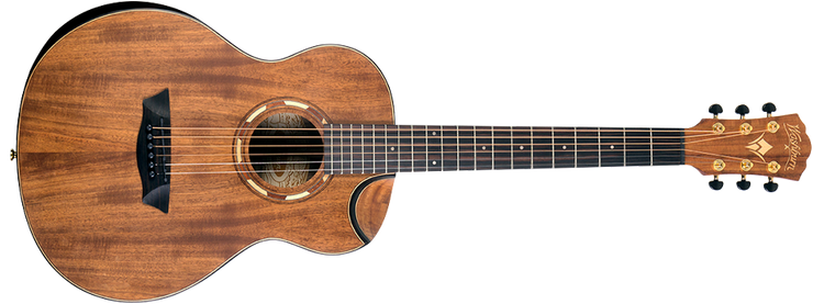ギター Washburn G-MINI 55 KOA WCGM55K-D-U Washburn WCGM55K Comfort Mini Grand Auditorium Acoustic Guitar
