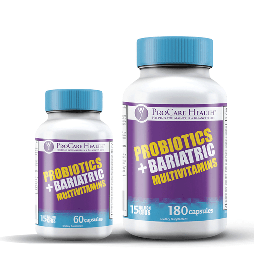 Bariatric Multivitamin + Probiotics | 45mg Iron