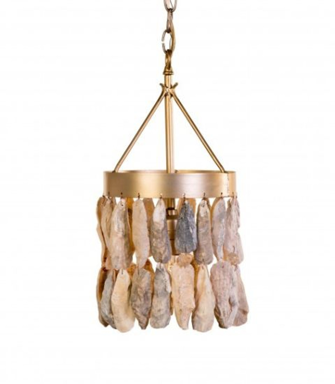 shell mini pendant light